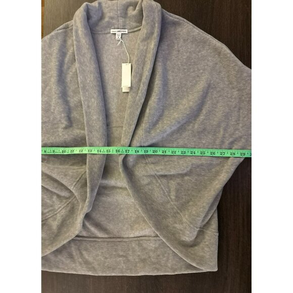 NWT Standard James Perse Heather Gray Open Front Cardigan Size 4 - Picture 8 of 8